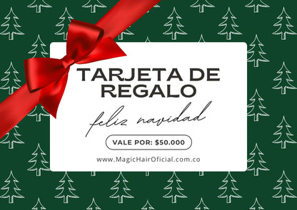 Tarjeta de regalo Magic Hair - Feliz Navidad - E-Gift Card Envío por correo electrónico