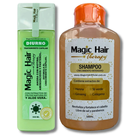 Kit Crecimiento Cabello Shampoo + Tratamiento Diurno | Magic Hair