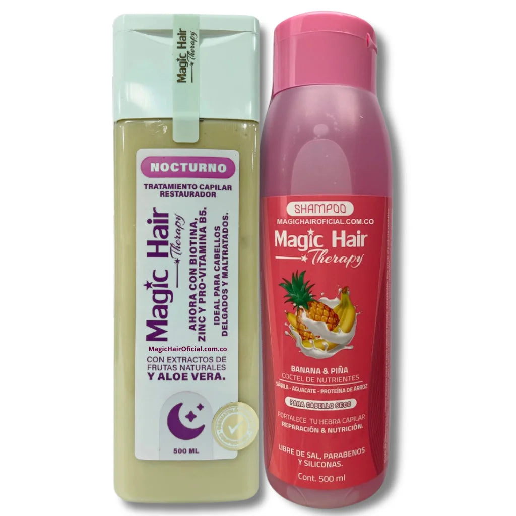 Kit Anticaída Cabello Seco Shampoo + Tratamiento Nocturno